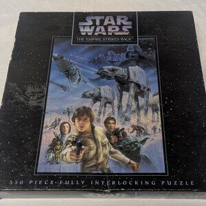 Vintage Sealed Star Wars Empire Strikes Back Puzzle Milton Bradley